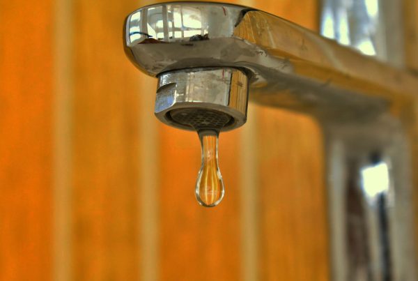 Faucet with tap water in Las Vegas